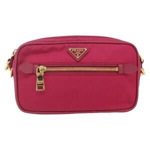 Prada Nylon Shoulder Bag Pink